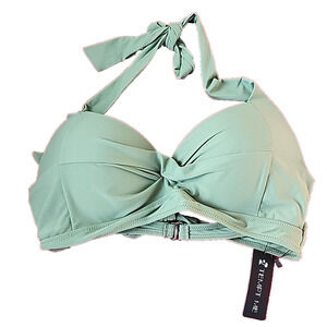 Tempt Me bikini swimsuit top XL Green